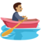 Person Rowing Boat - Medium emoji on Facebook